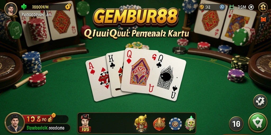 Tampilan gameplay seru di GEMBUR88 saat bermain QiuQiu.
