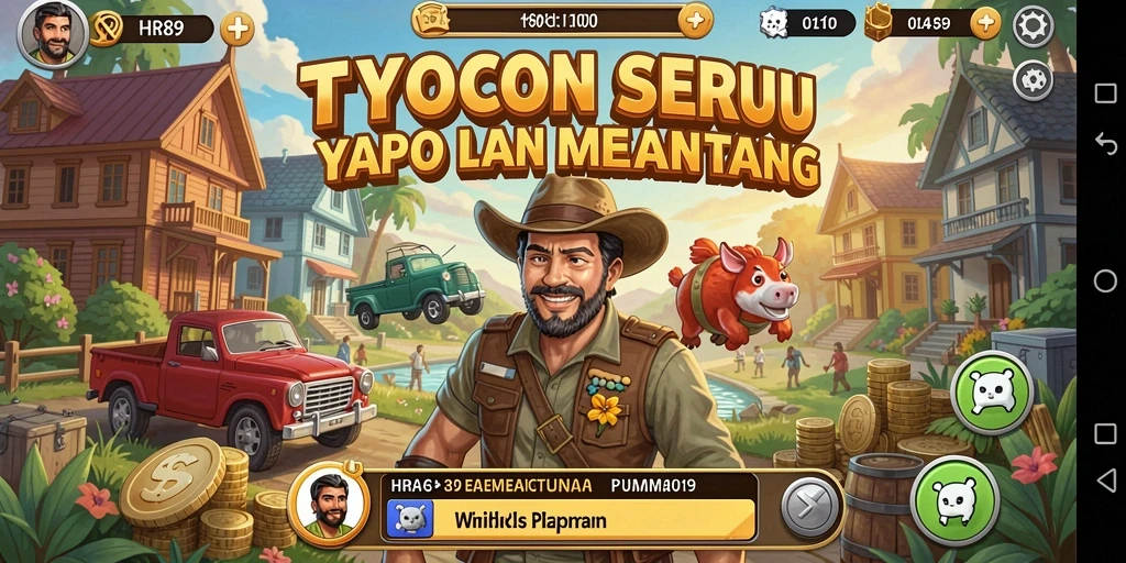 Screenshot HR89 menampilkan gameplay Tycoon yang menantang dan menarik.