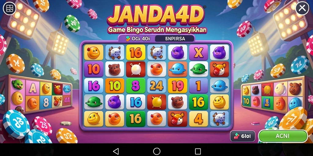 Gameplay seru JANDA4D yang mendebarkan.