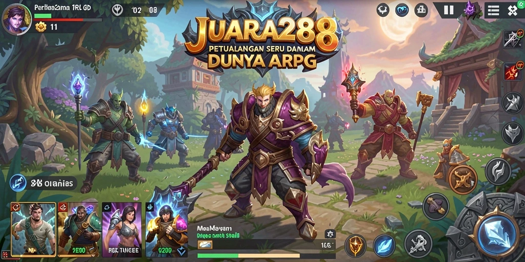 Tampilan gameplay menawan dari JUARA288 yang dinamis.