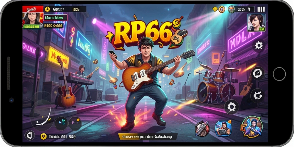 Screenshot menunjukkan gameplay seru dan interaktif di RP66.