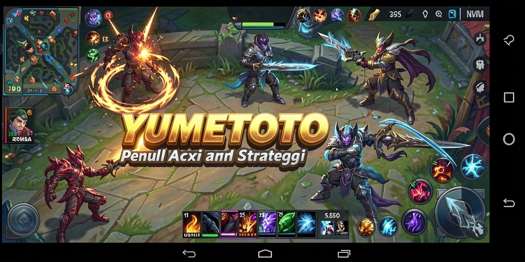 Gameplay intens dari YUMETOTO dengan aksi seru di arena.
