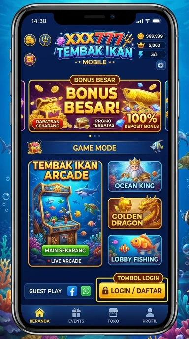 Screenshot katalog aplikasi berkualitas tinggi di xxx777.